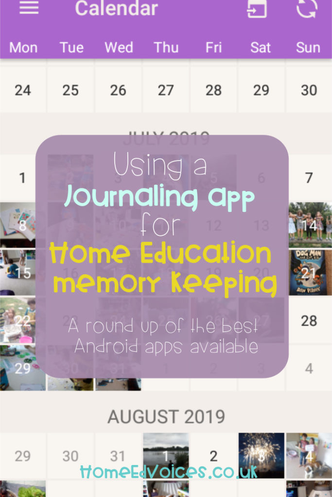 Rockin' Home Ed Record Keeping - Using a Journalling app for Home ed memory keeping